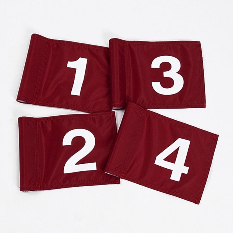 Portable Golf Practice Flagstick Set With ABS Putting For Indoor Outdoor Training