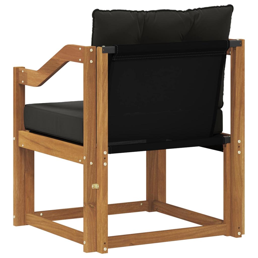 2 Piece Outdoor Sofa Solid Wood Acacia Natural