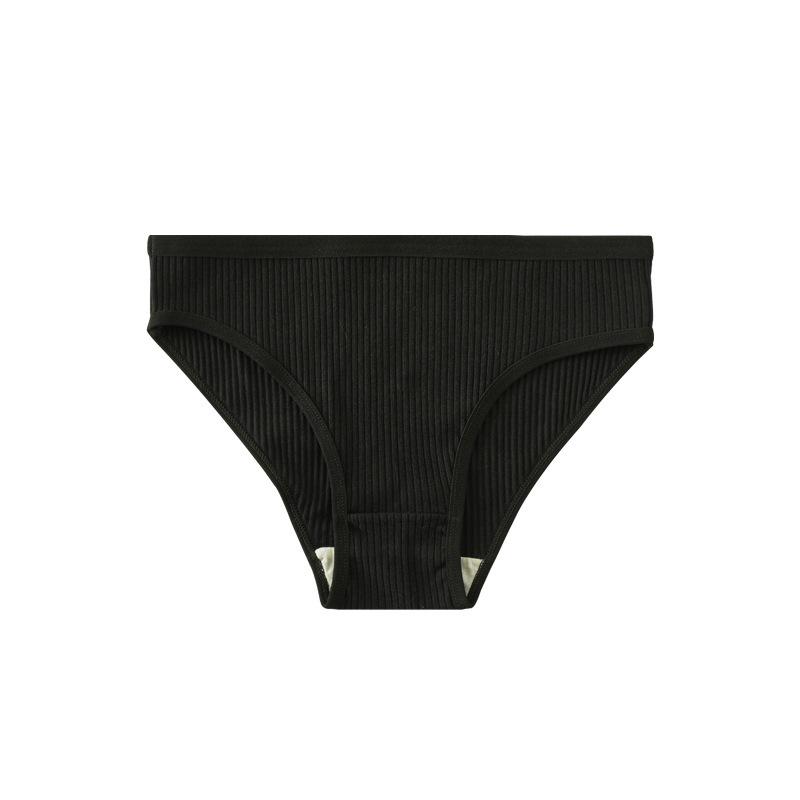 Slip da Donna Primavera e Autunno in Puro Cotone Sexy Senza Cuciture Comodi Traspiranti a Mezza Vita sui Fianchi