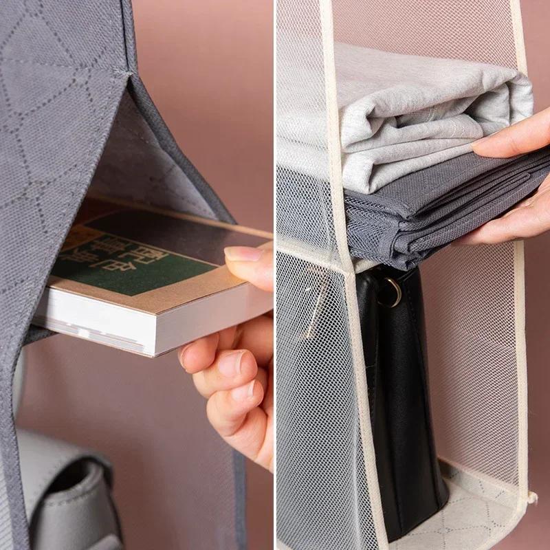 Multi Layer Bag Storage Hanging Bag Wardrobe Storage Hanging Transparent Dustproof Bags Foldable Storages Three-dimensional Bags