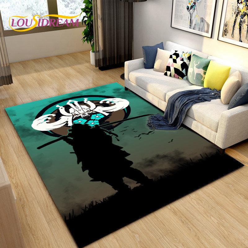 Vikings Nordic Mythology Odin Area Rug,Carpet Rug for Living Room Bedroom Sofa Doormat Decoration,Kids Play Non-slip Floor Mat