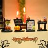 New Japanese Halloween Pumpkin, Tombstone, Skull, Ghost Head Decoration, Matching Props, Micro-landscape Resin Ornament