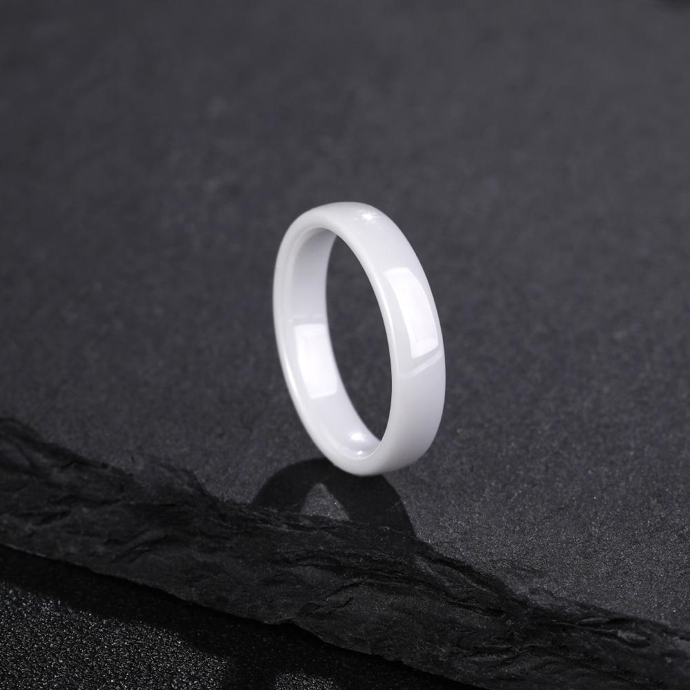 

Кольця з білої кераміки 2 мм 4 мм 6 мм для чоловіків і жінок, антиалергенні, полірований дизайн, кільця, ніжний весільний обруч, обруч для заручин 8.5