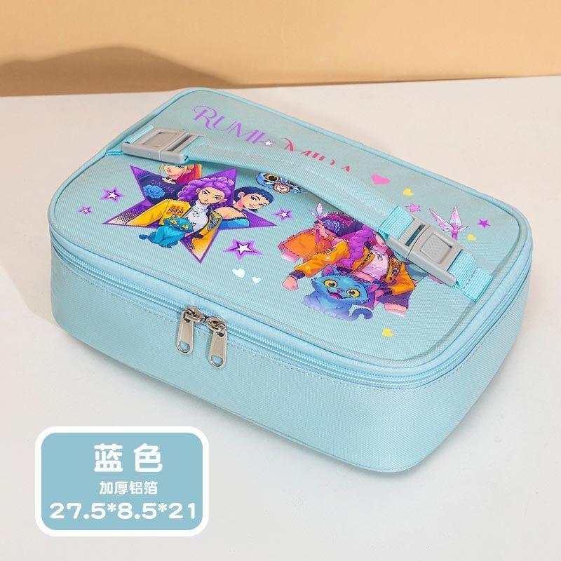 KPOP Hexenjagd Team Isolierte Tasche Kinder Lunchbox Tasche, Niedliche Isolierte Handheld Aluminiumfolie Tragbare Lunchbox
