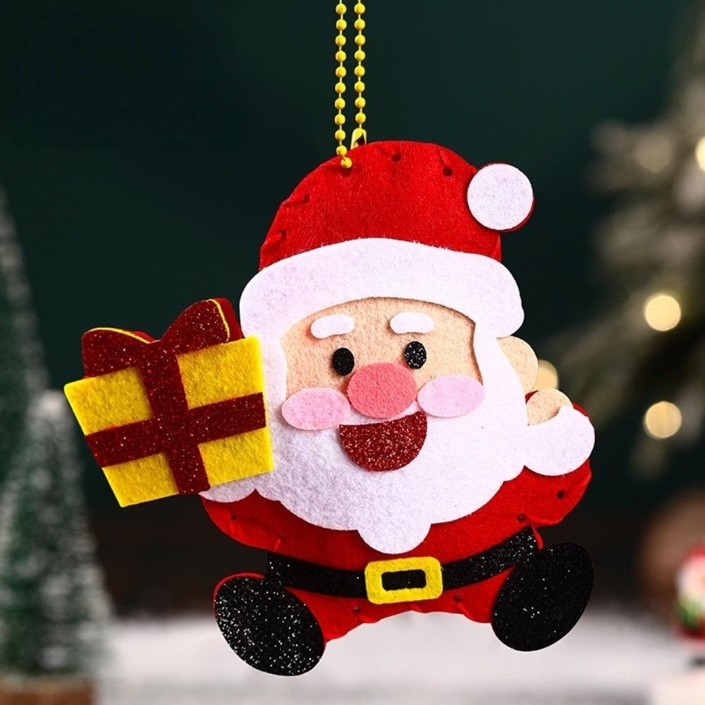 Christmas Tree Xmas Non-Woven Charms Christmas Stocking Christmas Toy DIY Christmas Pendant Party