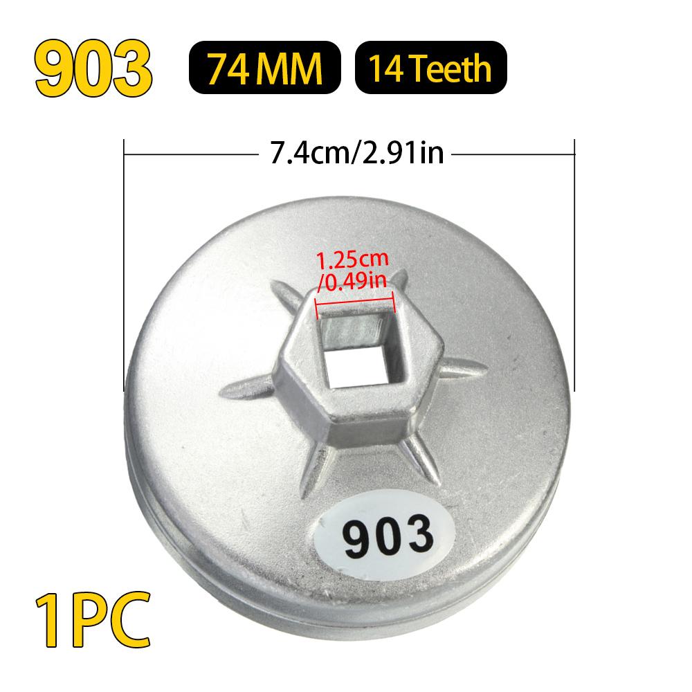

Ключ Автоинструмент Квадратный Привод 74ММ Торцевая Крышка Ключ для Масляного Фильтра 903 14 зубьев Авто Ручные Инструменты Инструмент для Снятия Автоаксессуары Масло