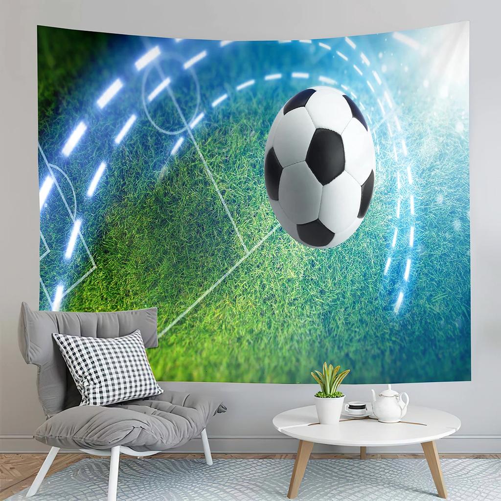 Football Tapestry, Stadium   Fans  Art Living Room Bedroom Wall Hanging Tapestry