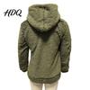 Casual Warm Jacket Women Full Zip Fleece Hoodie Solid Color Hooded for Coat with Pockets Fall Winter Loose Fit Daily Wear