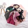 1pc Automagic Opening Umbrella with Demon Slayer Design, Portable Tri-Fold Structure, 8-Rib Iron Frame, Outdoor for Fans, Travelers, Daily Use, Gift I