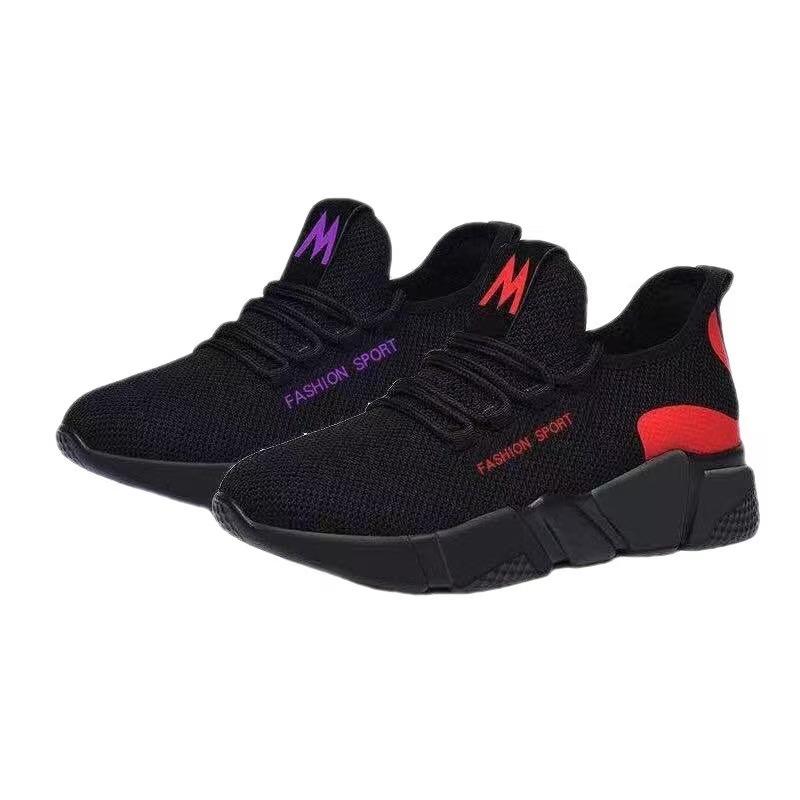 New hot-selling casual sports shoes women's fashion mesh breathable soft-soled running shoes coconut shoes