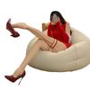 Sexy Complexion Red-edged Leg Ring Shrimp Line Over The Knee Thigh Stockings Internet Celebrity Royal Sister Wind Thin Thin Skin-penetrating Stockings