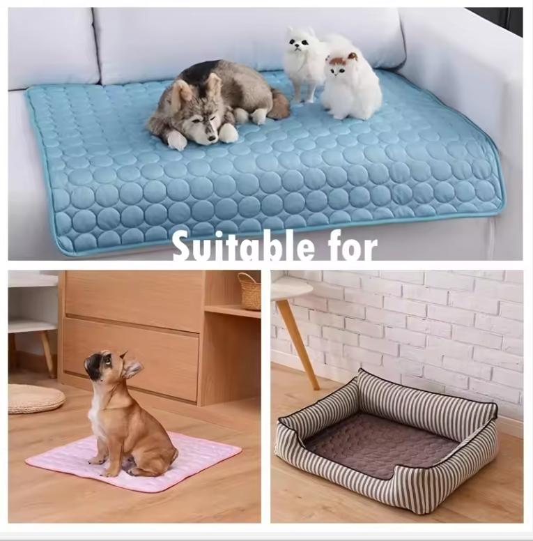 Dog Cooling Mat Summer Pet Cold Bed Extra Large For Small Big Dogs Pet Accessories Cat Durable Blanket Sofa Cat Ice Pad Blanket