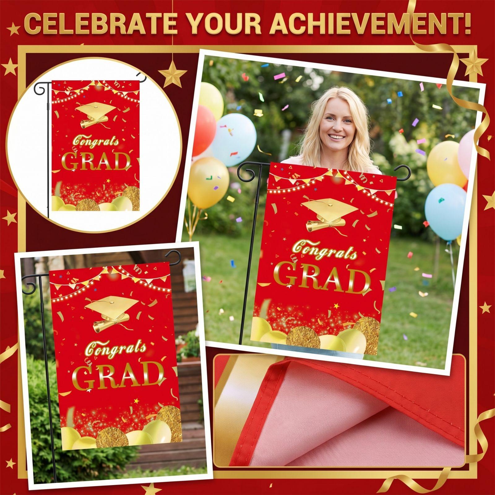 

Graduation Garden Flag, Garden Decoration Flag one size
