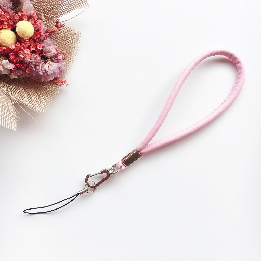 High-Quality PU Leather Unisex Phone Lanyard & Keychain Pendant