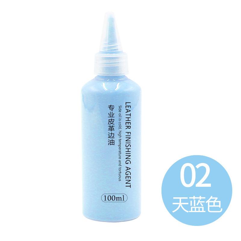 100ml Matte Lederkantenversiegelungsöl Kältebeständig Hochtemperaturbeständig Verhindert Feuchtigkeitsaufnahme und Verformung des Leders