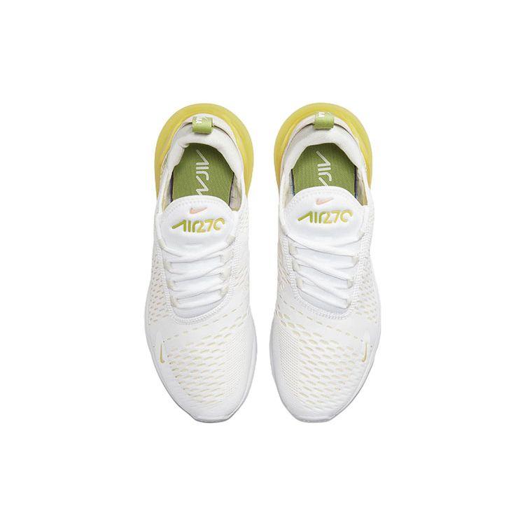 Nike  Air Max 270 White Yellow Strike Women Sneakers Crimson-Bliss DV2184-100