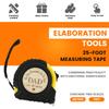 7.5 M Tape Measure Metric Tape Ruler 25Ft  Distance Measuring Tools Personalized Tape Measure for Fathers Woodworking Hand Tools