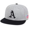 Hip-Hop Stitching Embroidered Flag American Lettering Alphabet A Gothic Neutral Gender Women  Men For Hats Outdoor Adjustable Casual Baseball Caps