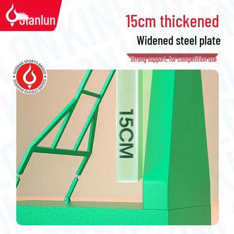 JEEANLEAN Outdoor Mobile Adult Basketball Hoop