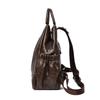 Zaino Stile Pelle Vintage con Manico Superiore e Spallacci Imbottiti