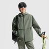 Li-Ning Water-Resistant Windbreaker Jacket With Hood And Letter Zipper Long Sleeve Comfortable Pants Casual Sports Suit AFDU951-4+AKLSC99-1
