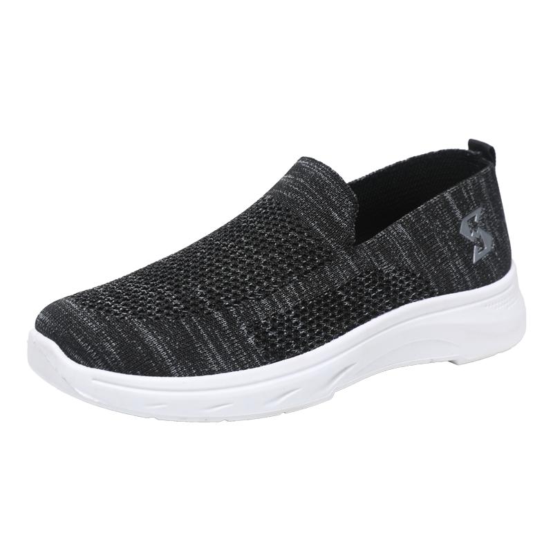 Women's casual sports shoes Non-slip knitted upper PVC sole Lightweight breathable design New fashion sports shoes