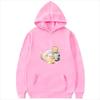 Cat Chef Toaster Print Hooded Sweatshirt Women Kawaii Graphic Long Sleeve Pullover Y2k Winter Casual Loose Cute Women Streetwear