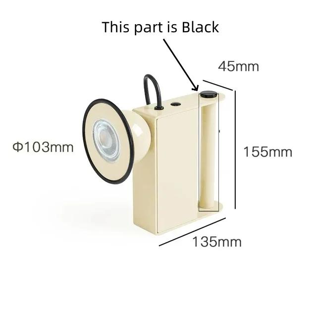 Nordic Medieval Style Wall Light for Living Room Bedside Light Retro Magnetic Suction Bedroom Decor Wall Lamp Home Wall Sconces