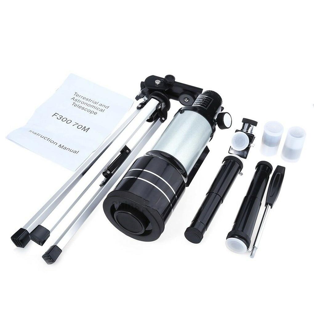 300*70mm Outdoor Monocular Space Astronomical Telescope Spotting Scope Wide Angle Powerful Telescope For Kids