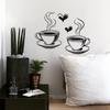 Simple Coffee Cup Love Cafe Atmosphere Beautification Decoration Wall Stickers