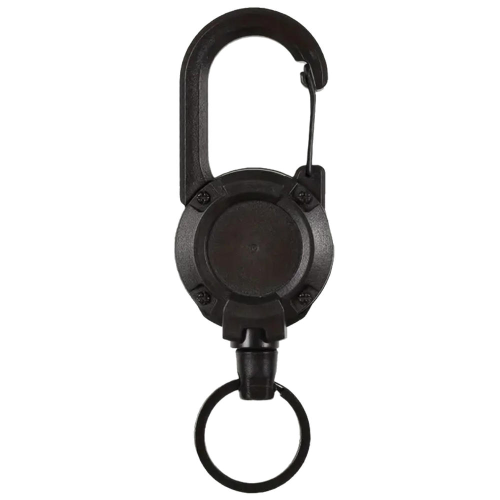 Heavy Duty Retractable Keychain Badge Reel Clips With Steel Wire AntiTheft Easy-To-Pull Buckle Rope Elastic Keychain For Camping