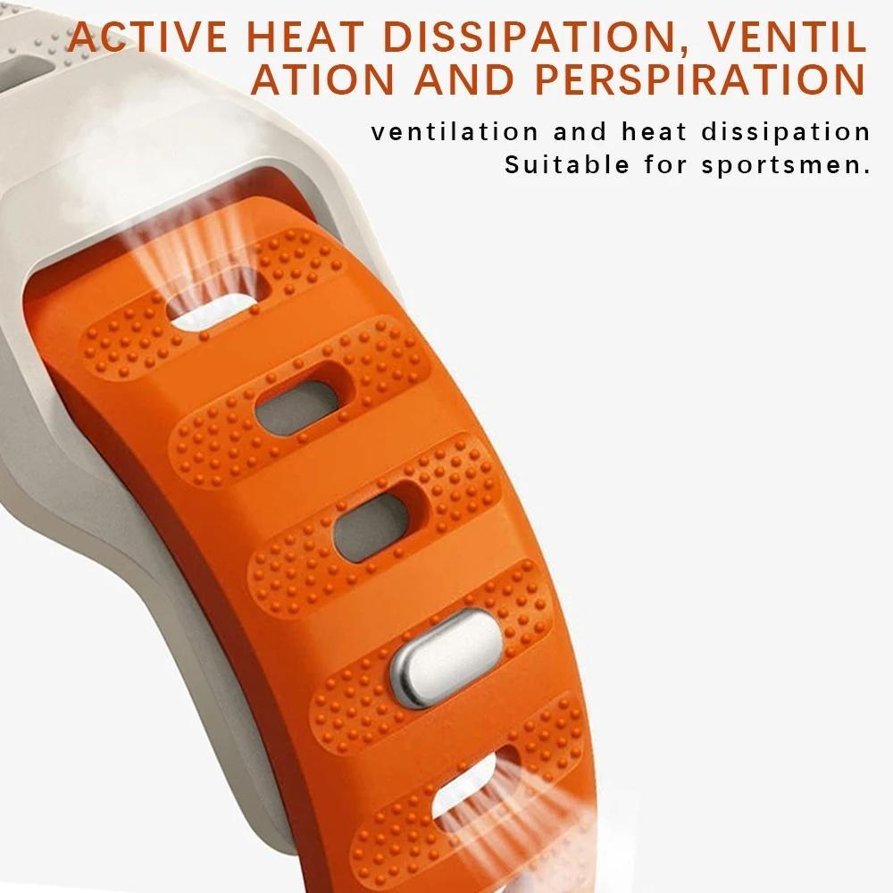 Silikonový řemínek pro Samsung Galaxy Watch Ultra 47mm měkký sportovní pásek Prodyšný vodotěsný náramek Galaxy Watch 7 Ultra náhradní náramek