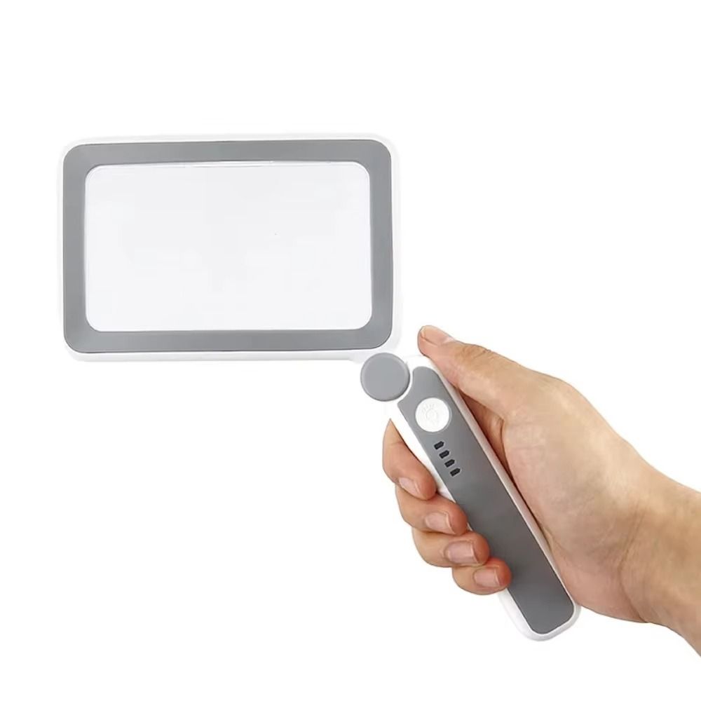 10 LED Lights LED Lights Loupe 3 Lighting Modes Rechargeable Magnifier  Reading