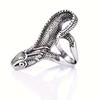 Retro Punk Snake Ring Lizard Dog Pharaoh Open Ring Adjustable Cross Crown Lion Head Ring