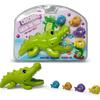 Kids' Bath Toys: Crocodile and Fish Game – Creative, Educational Bathtub Fun