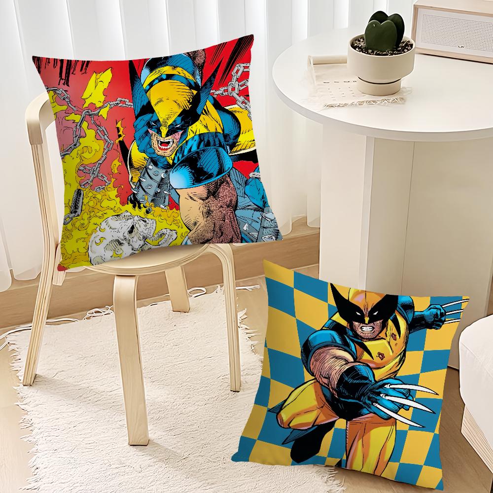 Movie Wolverine X-Men Cool Cushion Cover Living Room Headboard Bedroom Office Cushion Cushion Sofa Nap Time Pillow Case