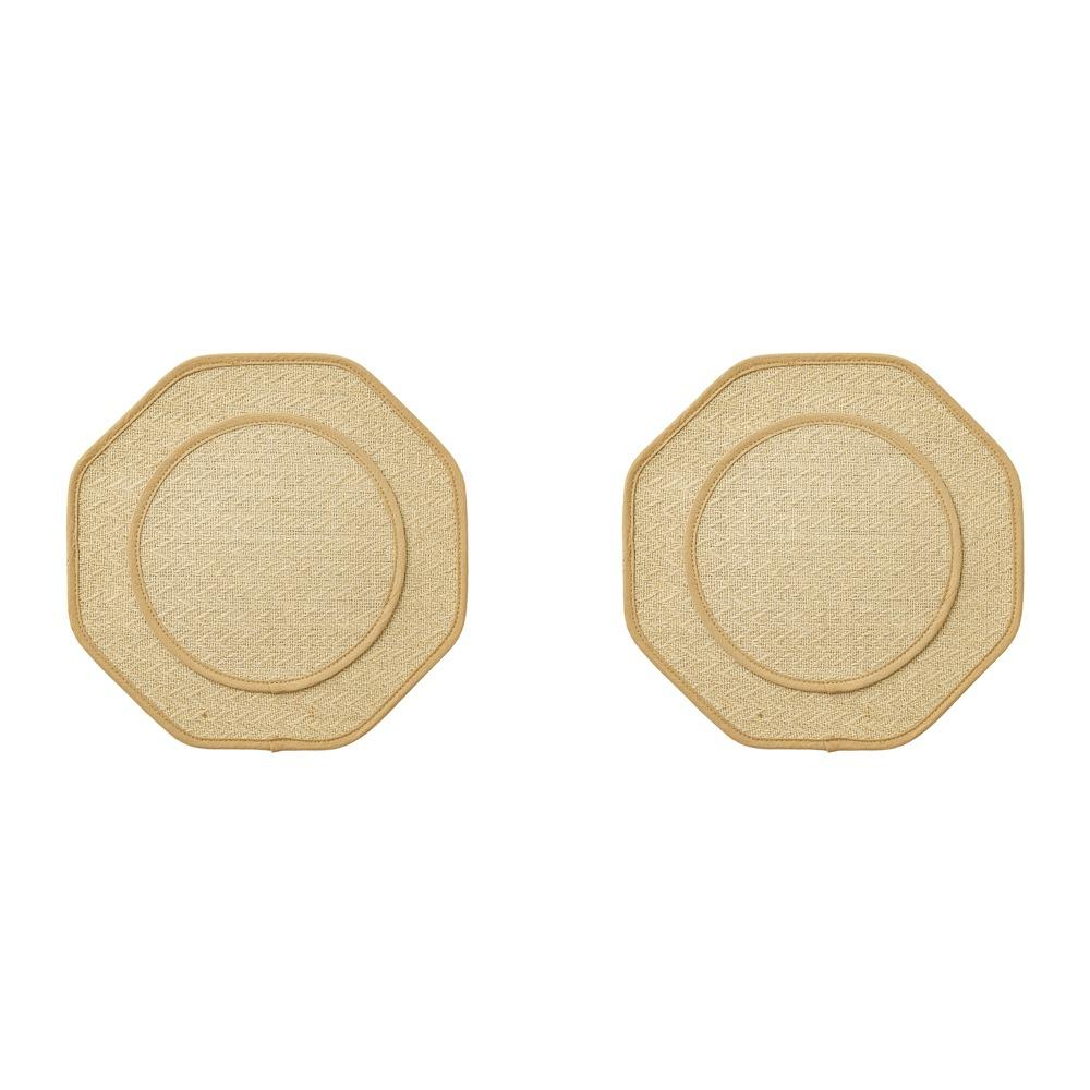 2Pcs Protective Table Placemat Linen Kitchen Mats Vintage Table Mats  Dining Tables