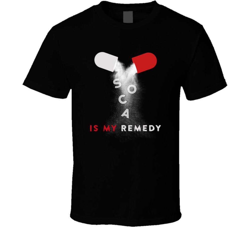 Soca Is My Remedy T-Shirt Mens Womens Tees Top, Tank & More (Dark Colour) XL