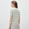 Komang Boca Women's Silk Blend Striped Knit T-Shirt