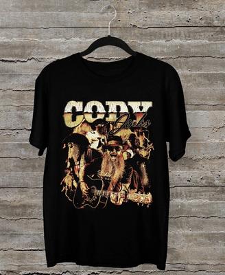 NEU Cody Jinks Collage Shirt Schwarz Alle Größen Geschenk für Fan Unisex Shirt