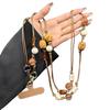 Handmade Amber Phone Lanyard With Long Pvc Strap For Universal Use