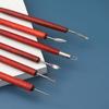 Six-Piece Rosewood Pottery Polymer Clay Shaping Tool Set - Fingerprint-Free