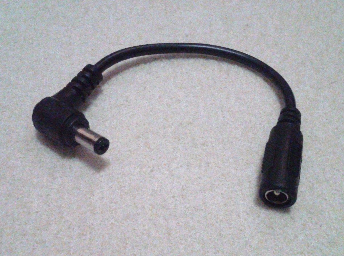 

POKAH DC Power Conversion Cable, FemaleMale (L-Type), 5.5mm Outer Diameter, 2.1mm Inner Diameter