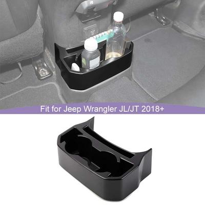 Rear Seat  Water Cup Holder Storage Box Organiser Container For Jeep Wrangler JL ,For JT Gladiator 2018 Up Car Interior Acessories