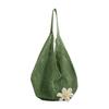 Casual Handmade Crochet Underarm Bag Hollow Out Large Capacity Mesh Tote Knitting Weaving Beach Bag for Shopping