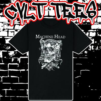 Machine Head Style Band Tee ~ 100% Cotton  Unisex T-Shirt