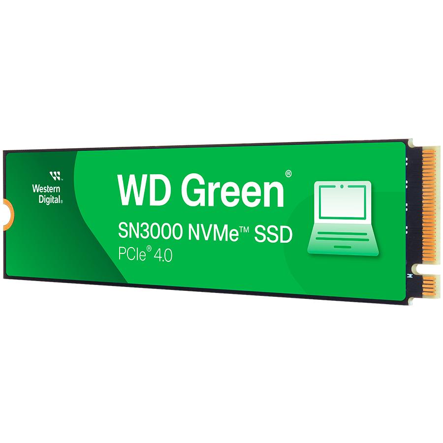 WD SSD Green SN3000 NVMe (M.2 2280, 500GB, PCIe Gen4x4) OPAKOWANIE HURTOWE (216 SZTUK)