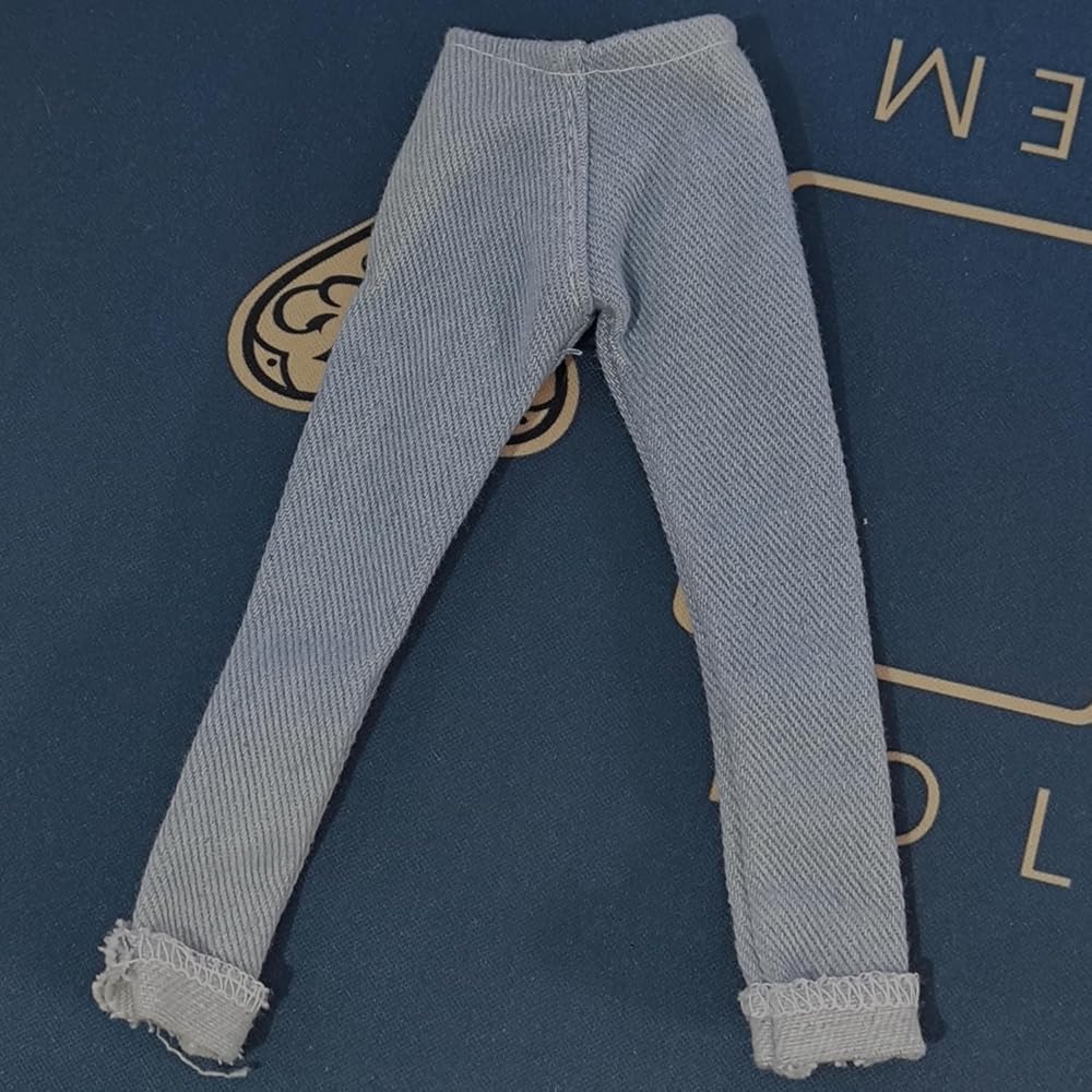 Olyoly 1/6 Doll Outfit Set T-shirt Denim Shorts Skirt for 30cm Miniature Dolls
