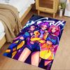 Dreams Urban Vibes Area Rug Design for Study room Game Room Hallway Balcony Anti-slip Rug Anime Office Decor Gift for Festivals
