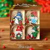 Luminous Handmade Wooden Christmas Tree Ornament Pendant Decor Gift.
